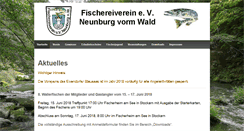 Desktop Screenshot of fischereiverein-neunburg.de